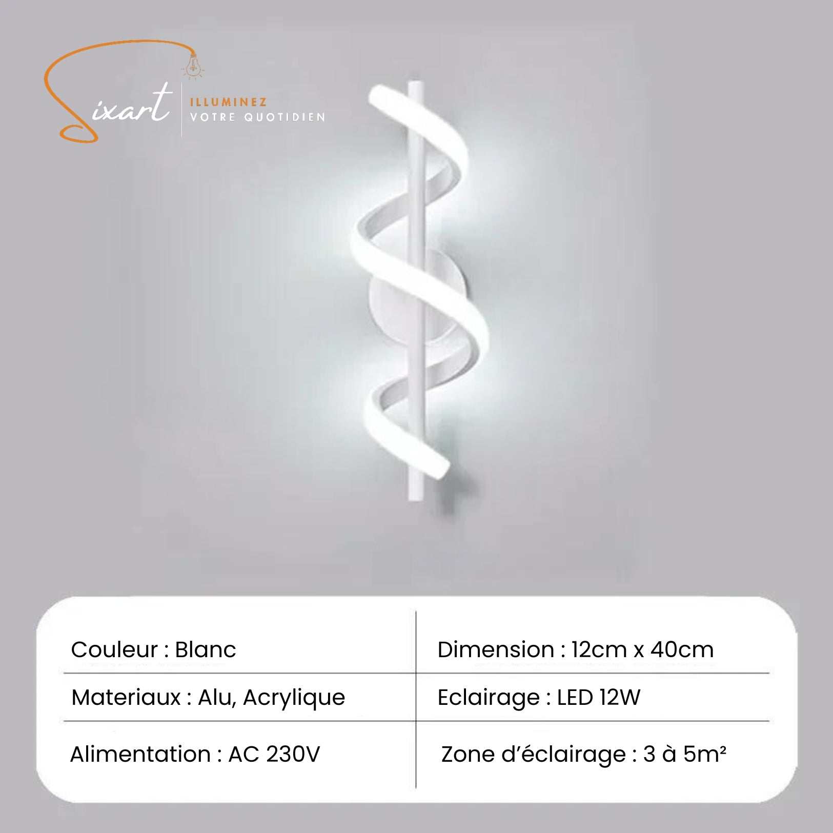 Applique murale design LED - Ledelle