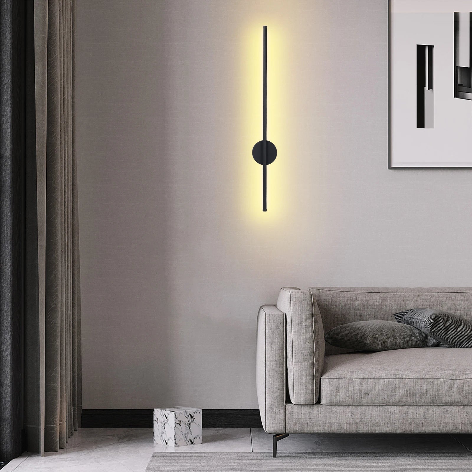 Applique Murale LED Noir – SUBSCRIBE SIGN – Intérieur
