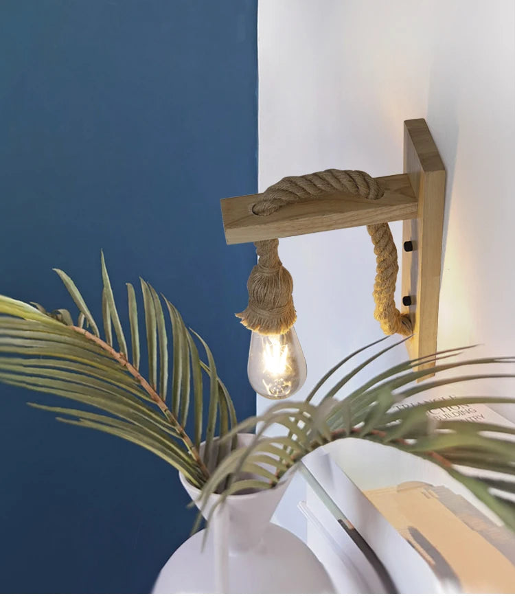 applique murale chambre avec corde Nolita